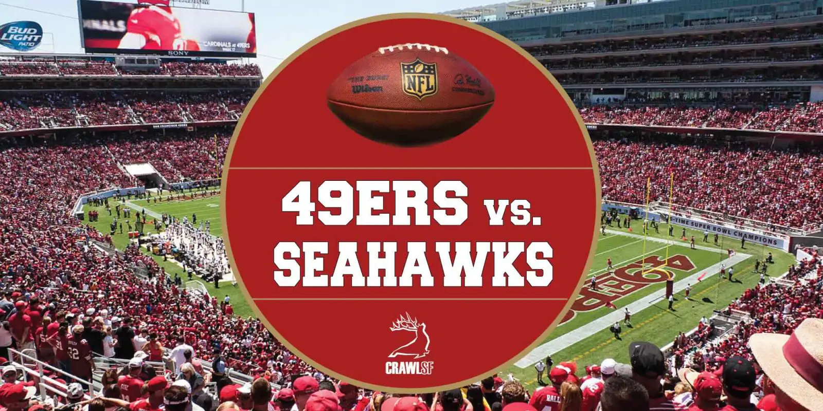 49ers Game at Levi's Stadium vs. Seattle Seahawks
