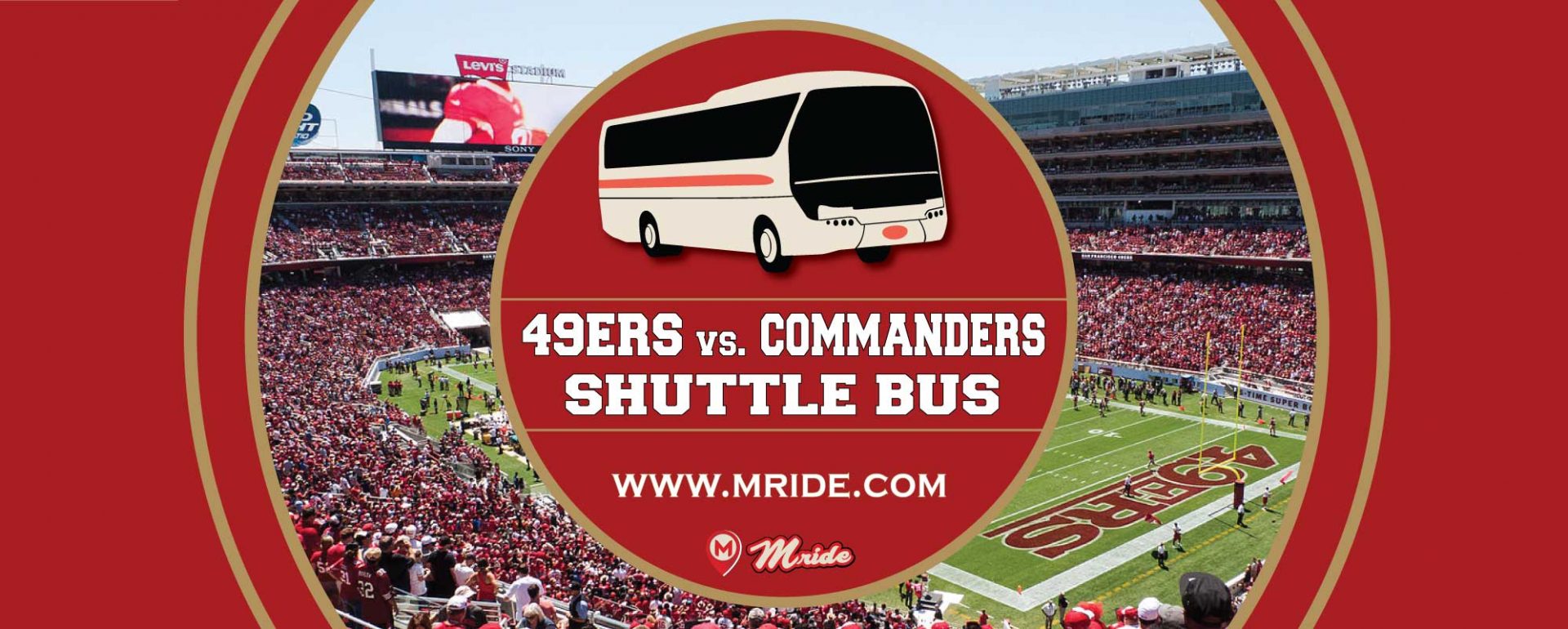 49ers vs. Commanders Shuttle Bus