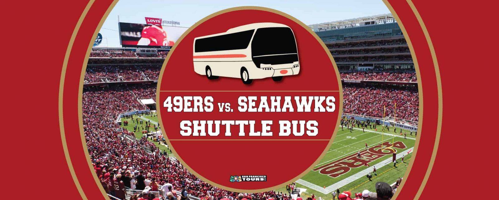 49ers Shuttle Bus to Levi's Stadium (Niners vs. Seahawks) - CrawlSF
