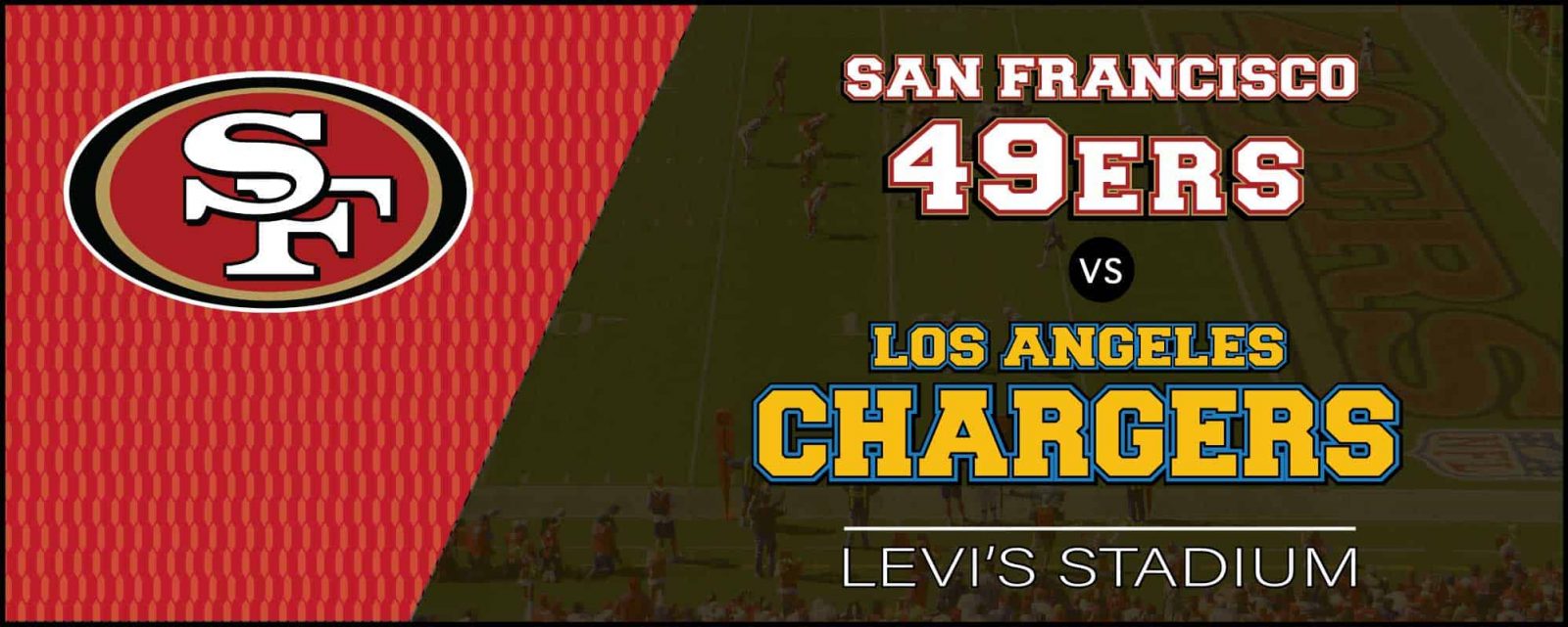 la chargers vs san francisco 49ers