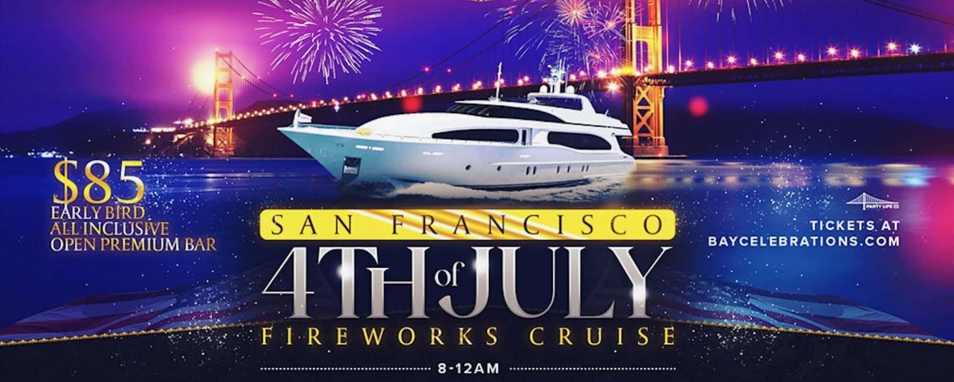 4th of July Fireworks Cruise San Francisco