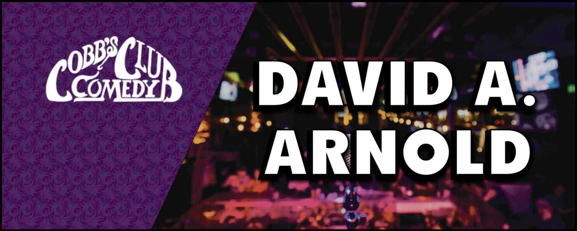 David A Arnold Live at Cobbs SF
