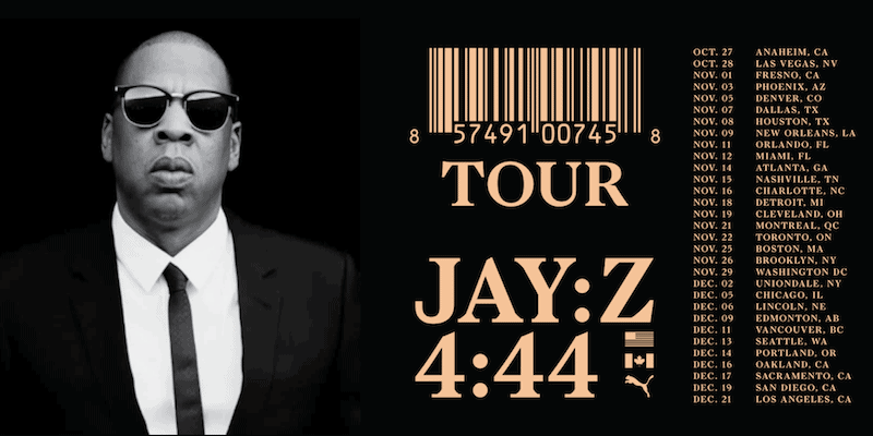 Jay Z 4:44 Tour Tickets Oracle Arena