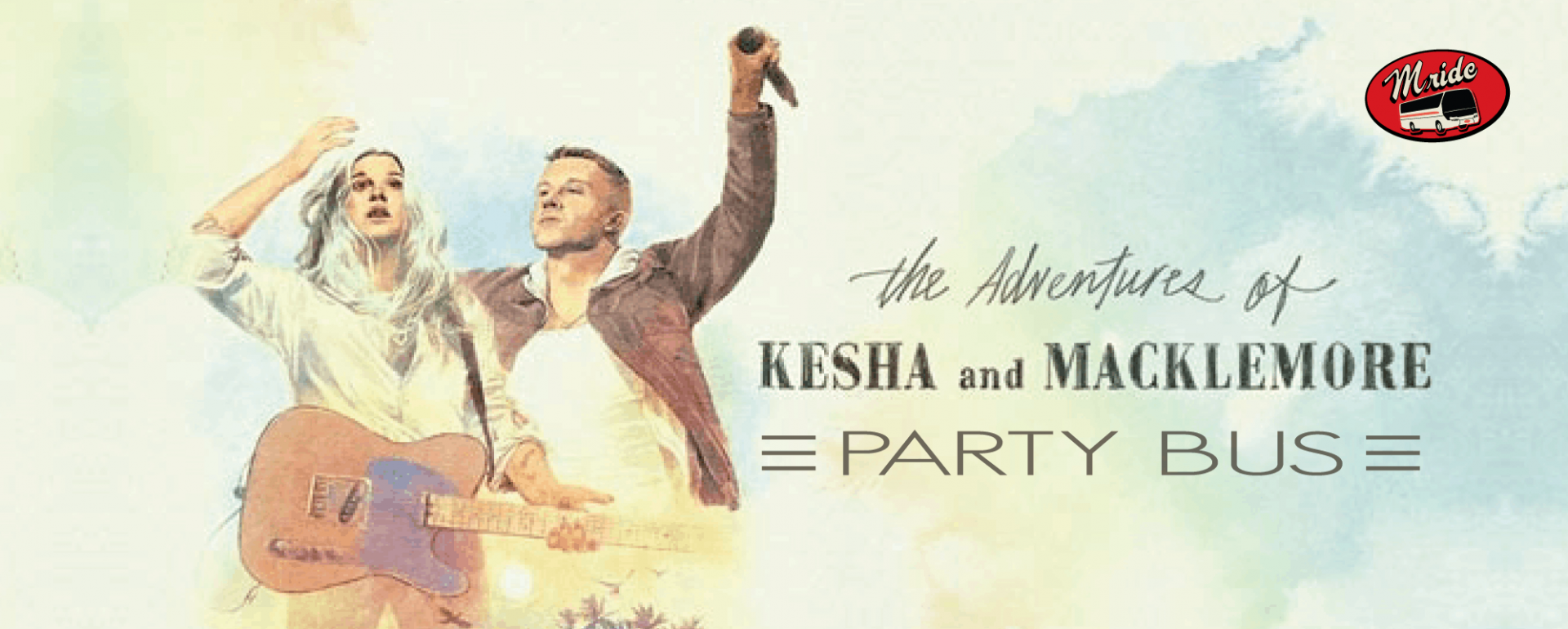 Kesha and Macklemore Party Bus