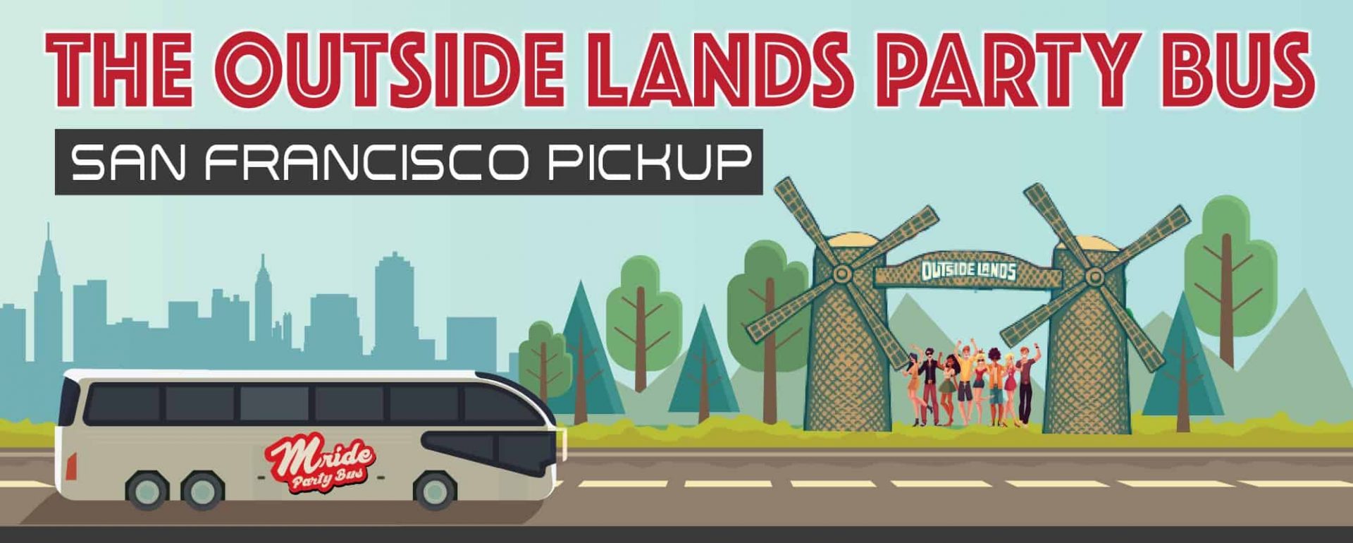 Outside Lands Party Bus