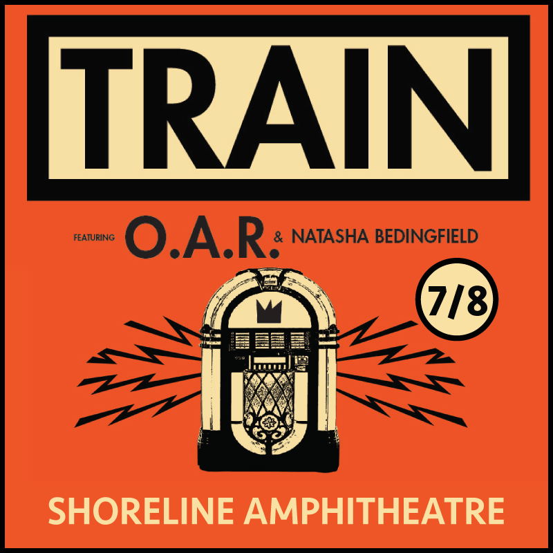 Train Concert Shoreline Amphitheatre Tickets San Francisco