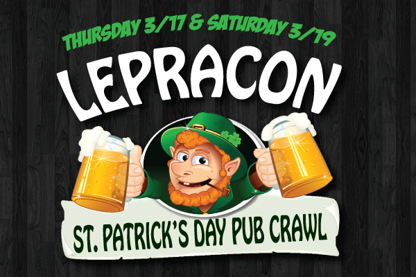St. Patrick's Day Pub Crawl Flyer
