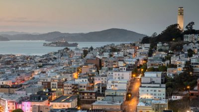 North Beach at Night