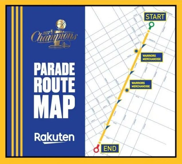 Warriors Championship Parade Details CrawlSF