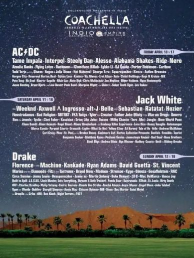 Coachella Lineup 2015