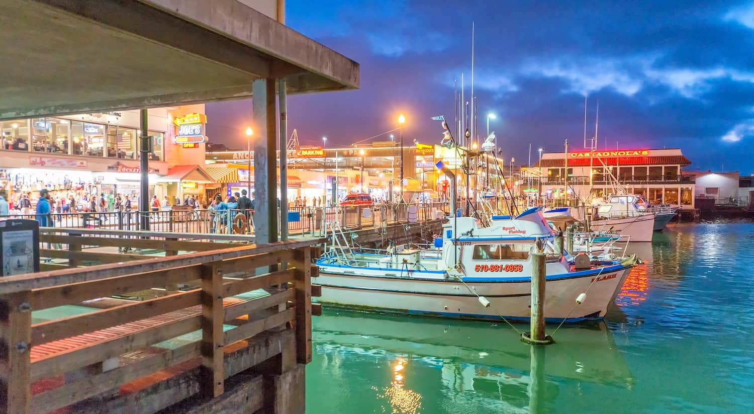 A Lot of Yachts Parking in Harbor at the Fisherman`s Wharf Pier 39