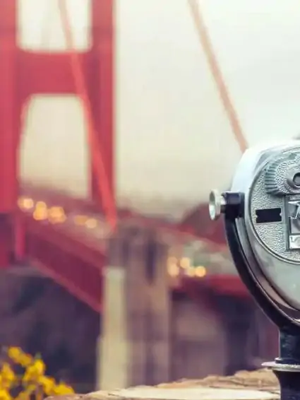 Binoculars Golden Gate Bridge