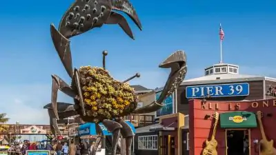 Pier 39 San Francisco Crab Sculpture
