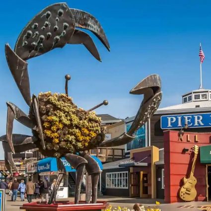 Pier 39 San Francisco Crab Sculpture
