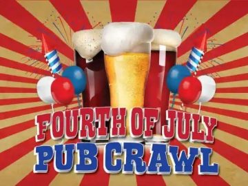 Celebrate Independence Day at the Fourth of July Pub Crawl