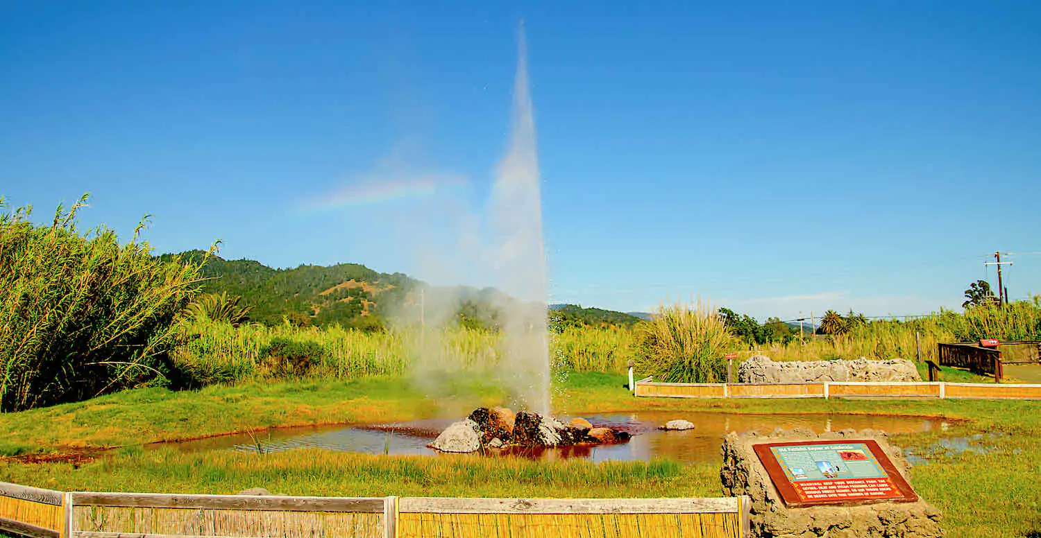 Old Faithful Geyser of California