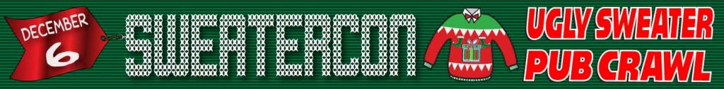 Ugly Sweater Pub Crawl Banner