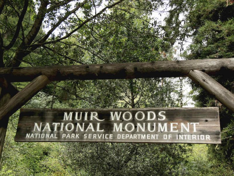 Muir Woods National Monument Sign