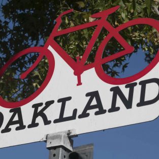 Oakland Bike Sign