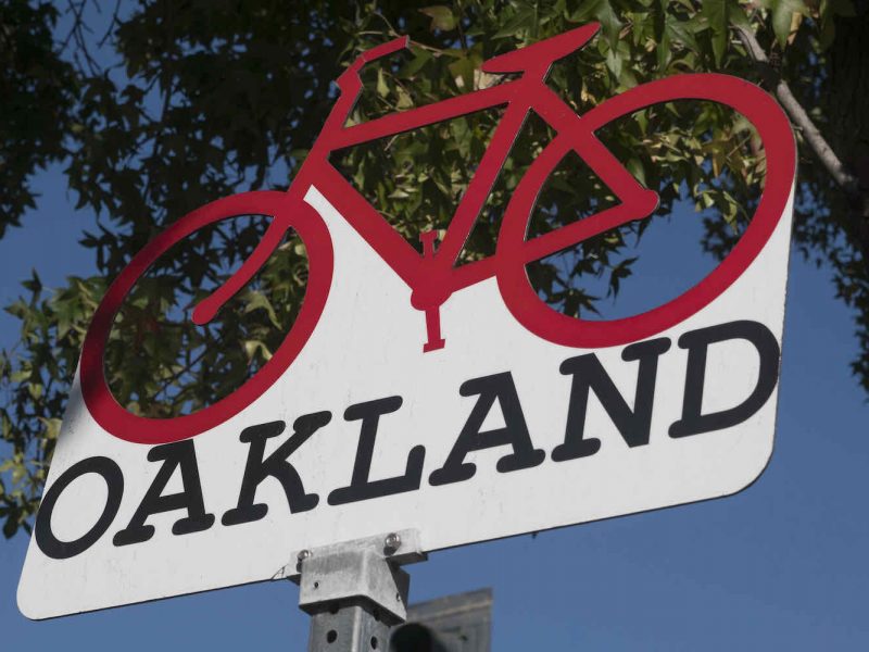 Oakland Bike Sign