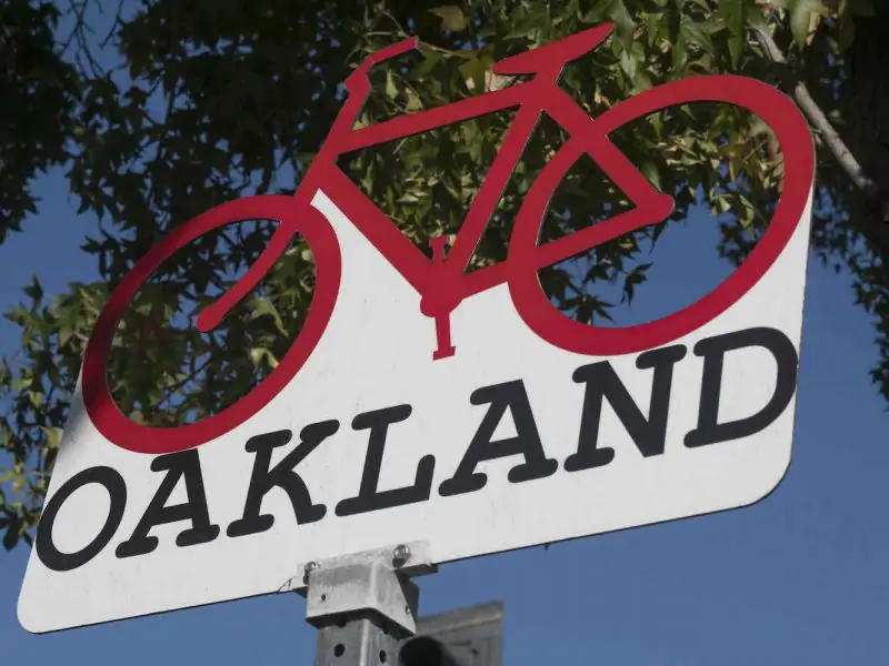 Oakland Bike Sign
