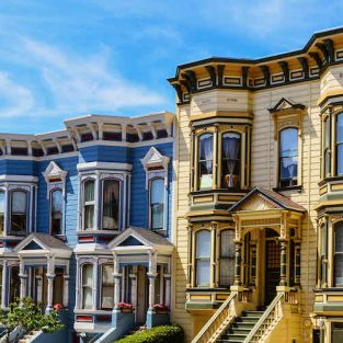 San Francisco Victorian houses