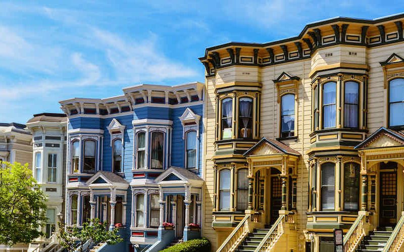 San Francisco Victorian houses
