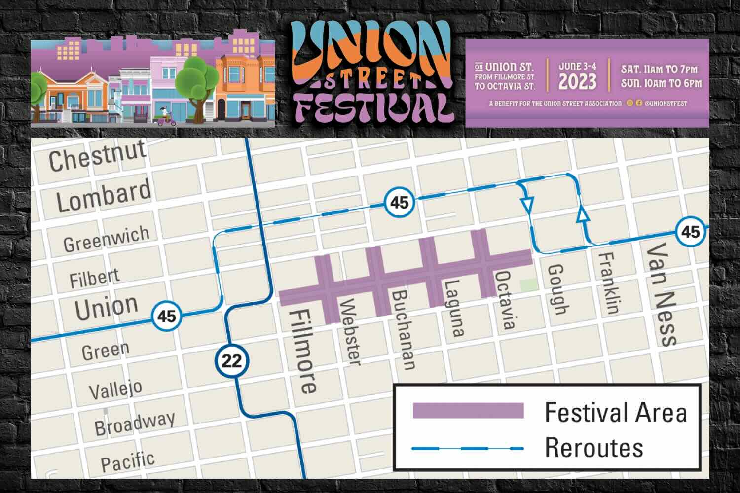 Union Street Festival Details CrawlSF