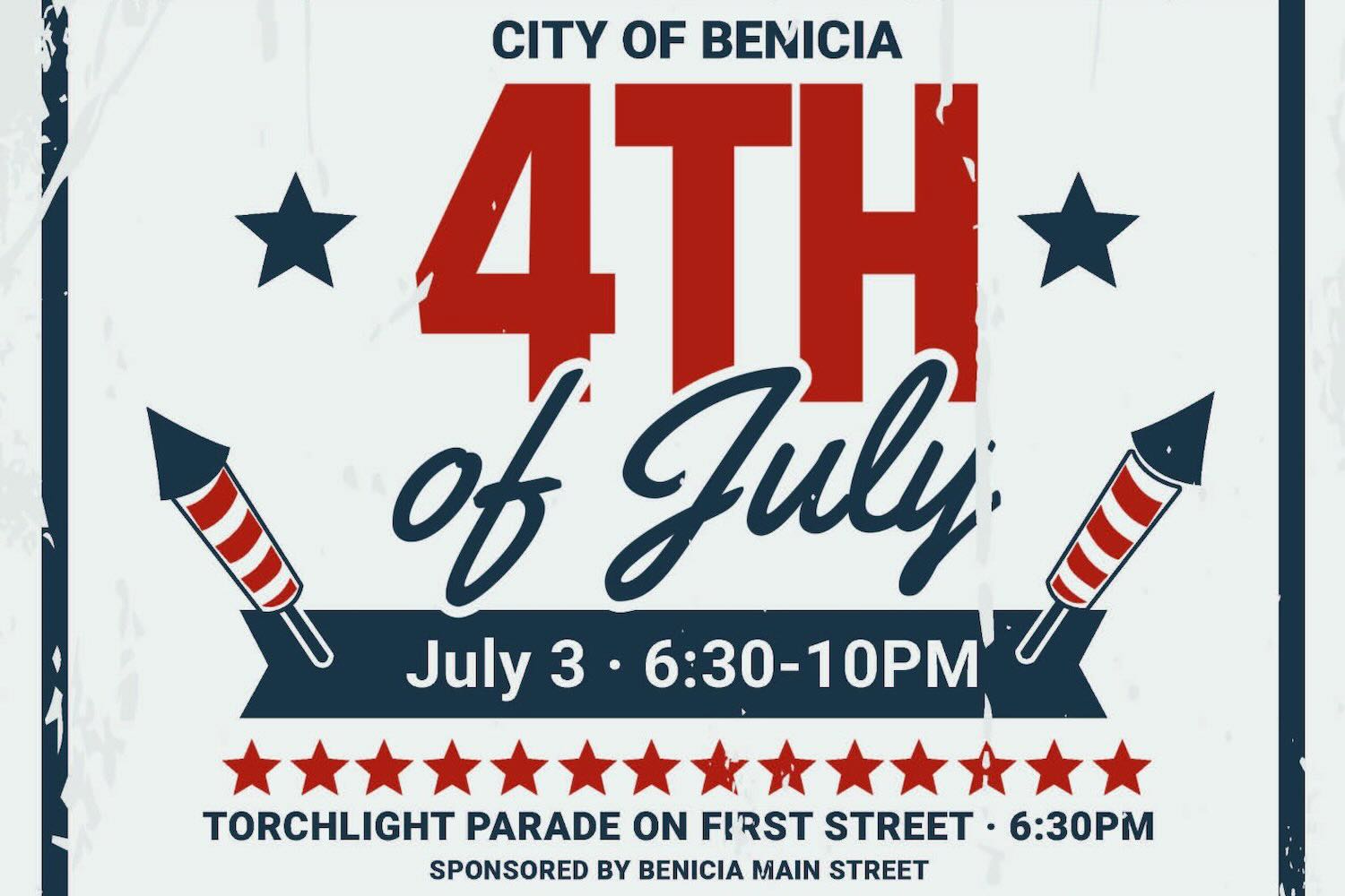 Benicia Independence Day Torchlight Parade CrawlSF