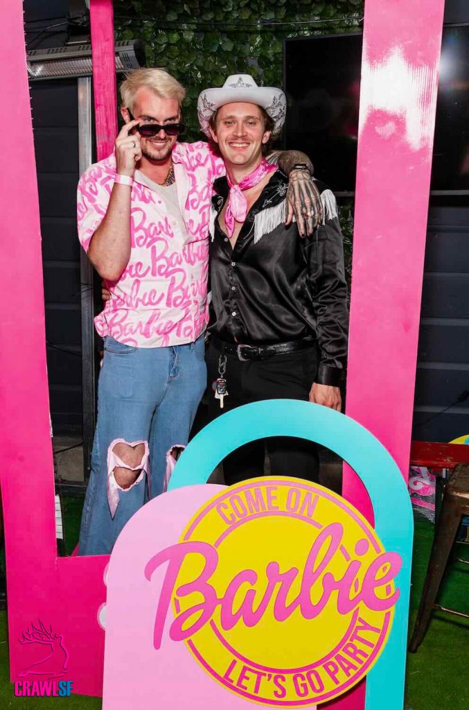 Photos from the Barbie Pub Crawl in San Francisco