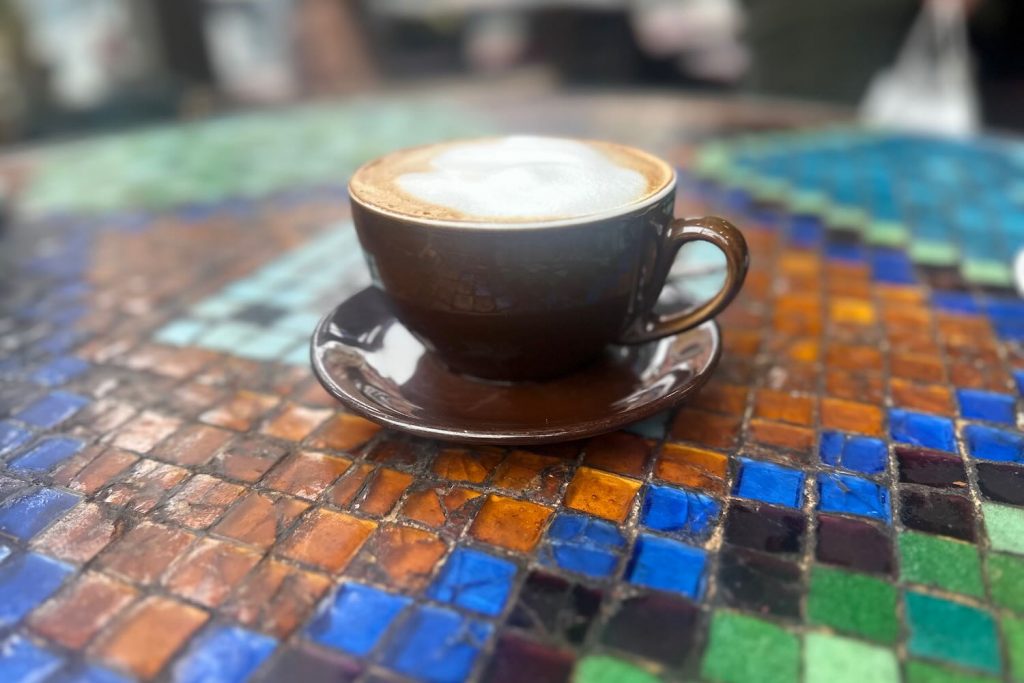 cappuccino at Caffe Trieste in San Francisco