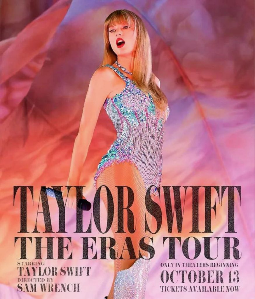 Taylor Swift The Eras Tour Movie Poster