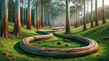 Andy Goldsworthy's Wood Line