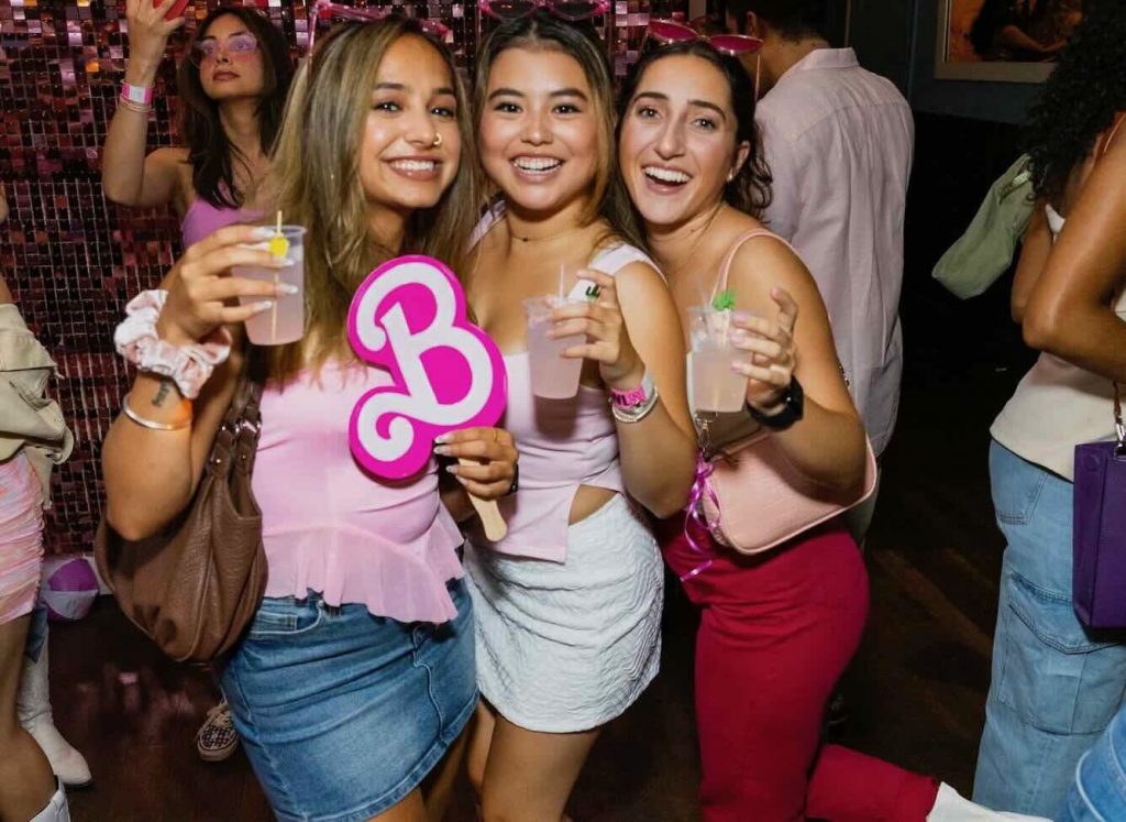 Girls at the San Francisco Barbie Crawl