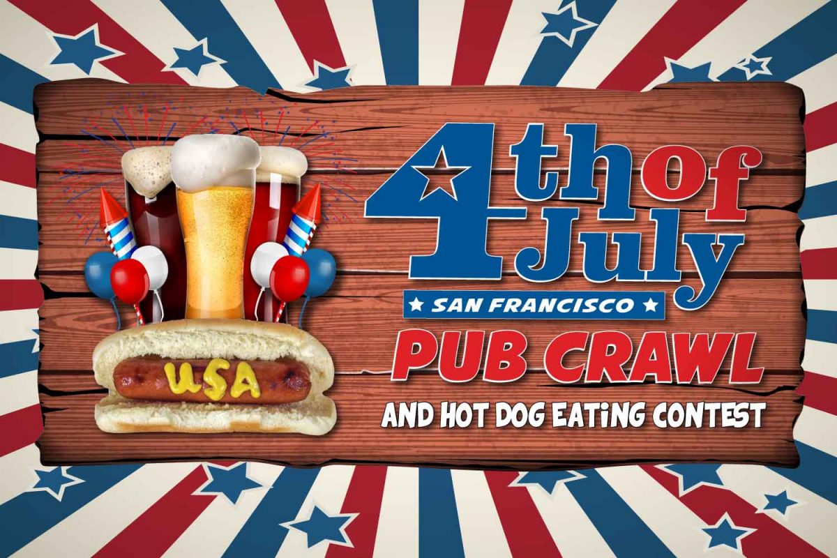 Independence Day Pub Crawl in San Francisco