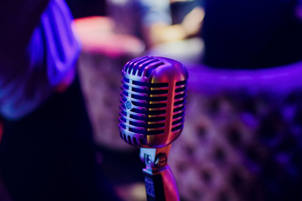 Comedy club microphone