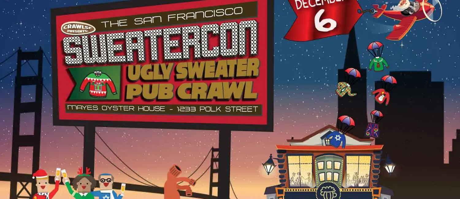 Ugly Sweater Pub Crawl San Francisco