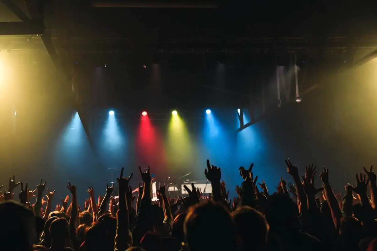 Crowd at Small Music Venue San Francisco