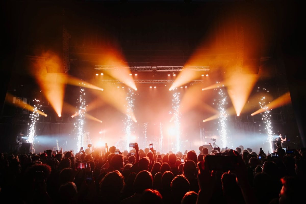 Large festival stage