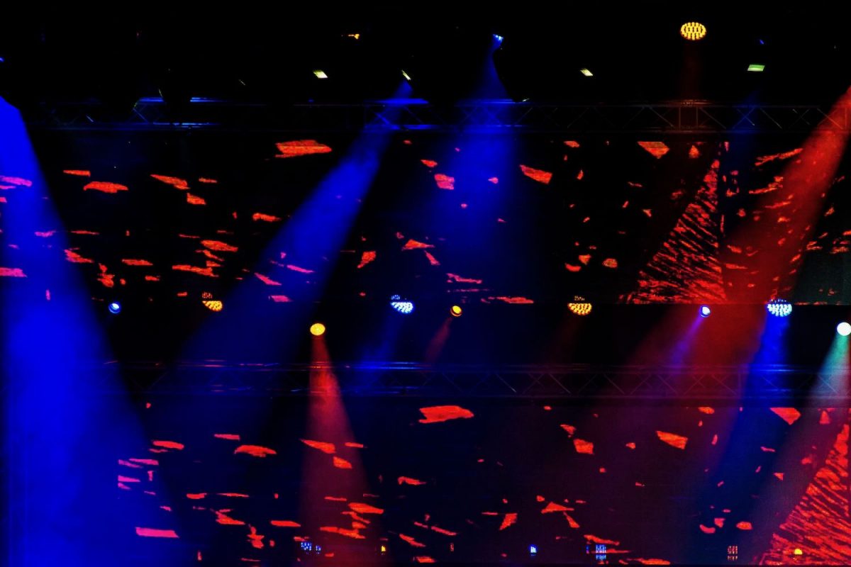 Stage Lights at a Concert