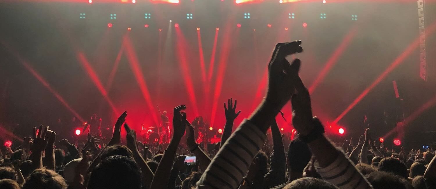 Bay Area band at a concert