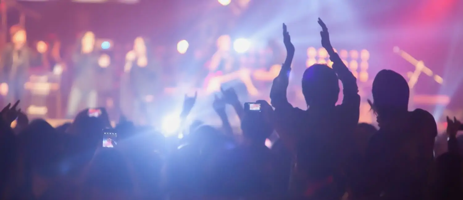 Indie rock concert in San Francisco