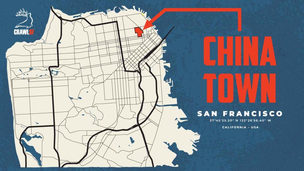 San Francisco Neighborhood Map - Chinatown