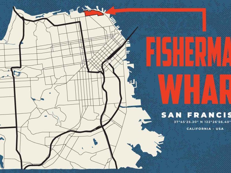 San Francisco Neighborhood Map - Fisherman's Wharf