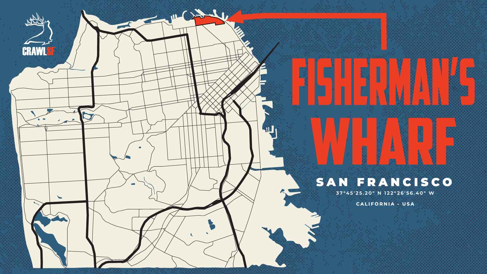 San Francisco Neighborhood Map - Fisherman's Wharf