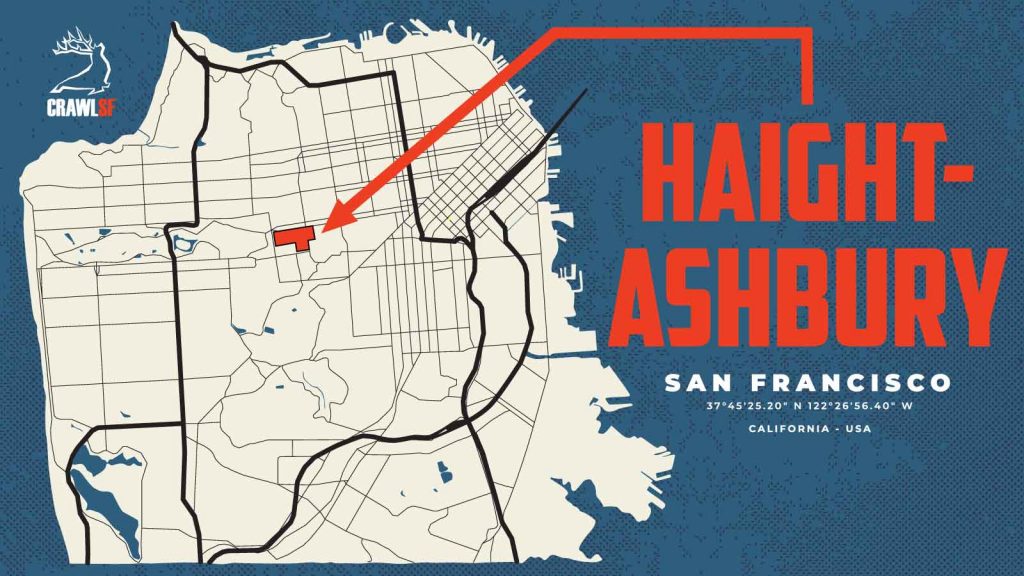 San Francisco Neighborhood Map - Haight Ashbury