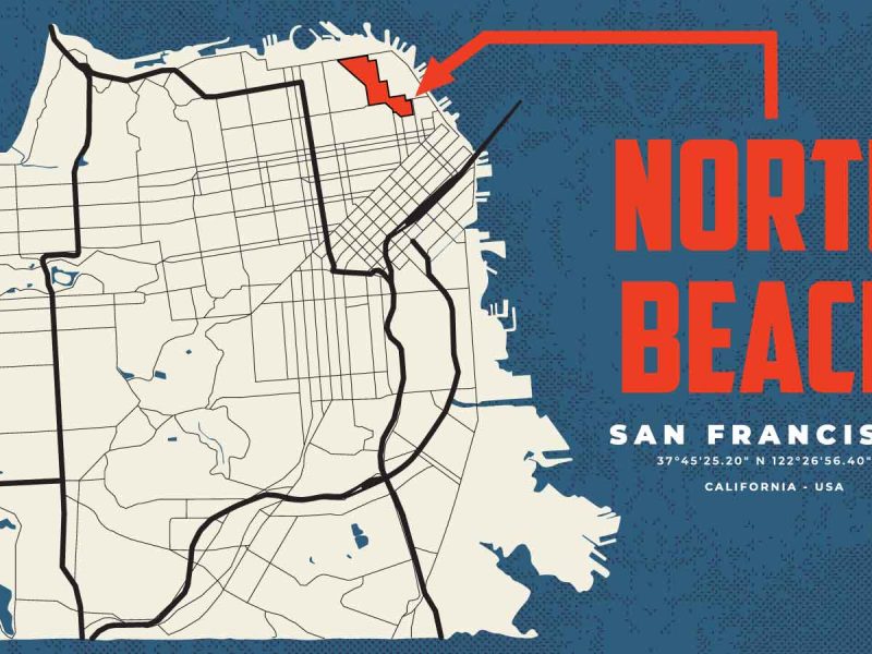 San Francisco Neighborhood Map - North Beach
