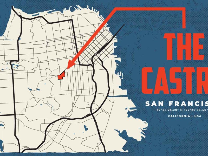 San Francisco Neighborhood Map - The Castro