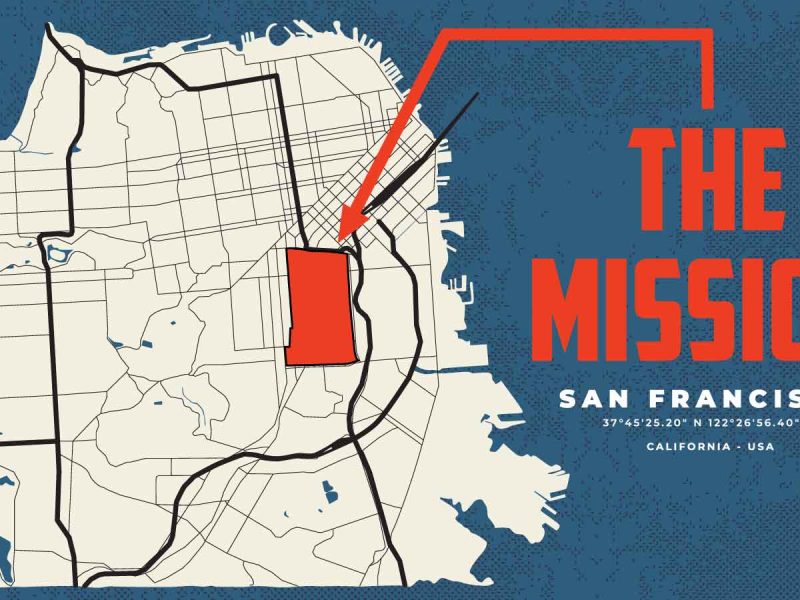 San Francisco Neighborhood Map - The Mission