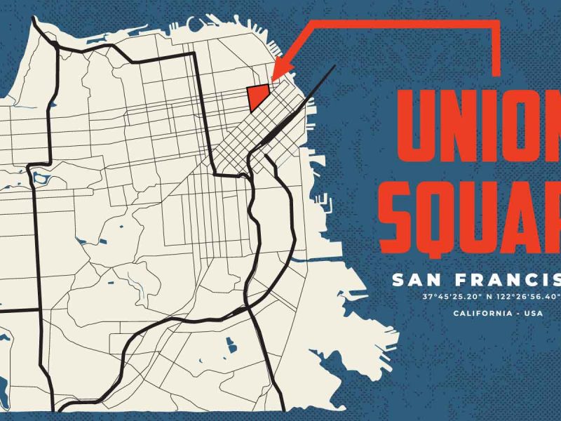 San Francisco Neighborhood Map - Union Square